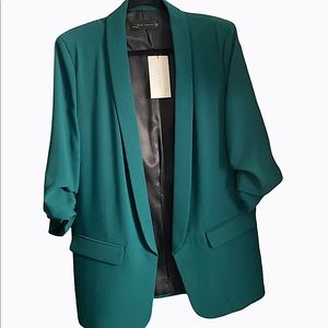 Zara green blazer